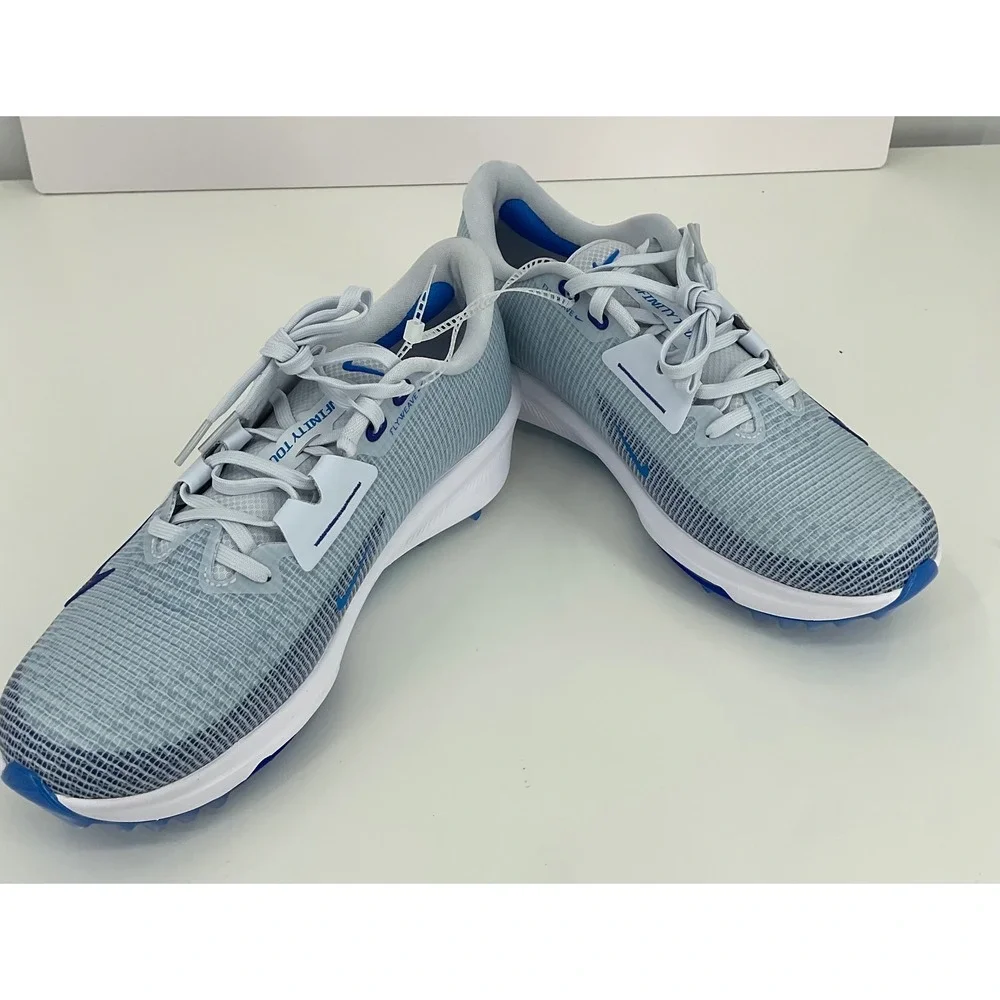Nike‎ Air Zoom Infinity Tour Next% Golf Shoes Men's US 9.5 Light Blue White